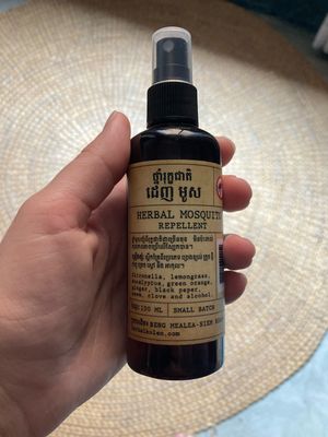 Mosquito repellent (among other things) is sold here!  at HeyBong - The Healthy Secrets  in Siem Reap