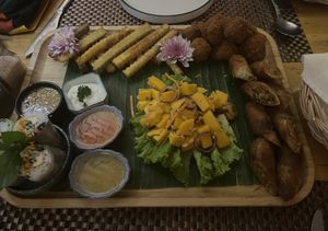 Crispy tasting platter   at HeyBong - The Healthy Secrets  in Siem Reap