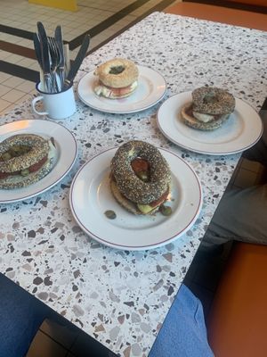 bagels  at Bross Bagels - St James in Edinburgh