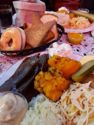 Vegan filling selection at Bross Bagels - St James in Edinburgh