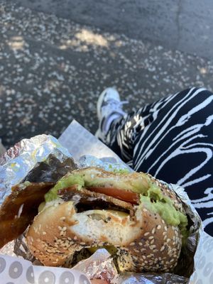 this was incredible!!!  at Bross Bagels - St James in Edinburgh