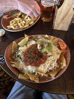Vegan nachos  at Thatch in Croyde