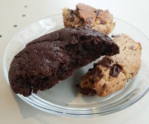 chocolate cookie - close-up at Flour Artisan Bakery in Seoul