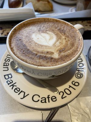 Cappuccino   at Flour Artisan Bakery in Seoul