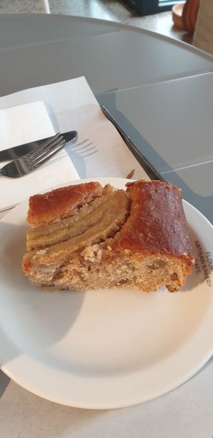 Vegan Banana Bread at Flour Artisan Bakery in Seoul