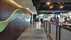 Restaurant interior at Lian Xin - 莲芯膳坊 in Central Singapore