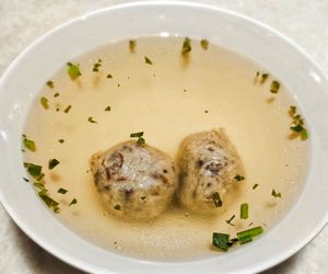 Mushroom noodle's soup at Lian Xin - 莲芯膳坊 in Central Singapore