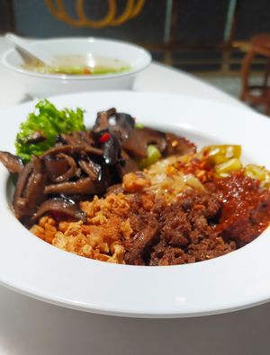 Mushroom Noodle on Thursday  at Lian Xin - 莲芯膳坊 in Central Singapore