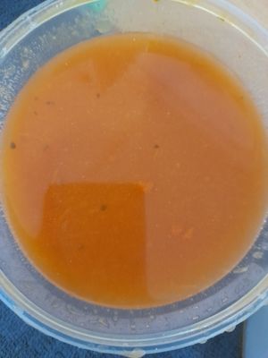 Pumpkin soup at Lian Xin - 莲芯膳坊 in Central Singapore