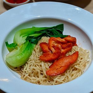 Char Siew Noodles with Wanton Soup at Lian Xin - 莲芯膳坊 in Central Singapore