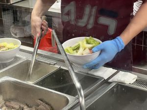 Prepping  at Lian Xin - 莲芯膳坊 in Central Singapore