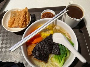 Noodle soup- 8/10 quite warming and light   at Lian Xin - 莲芯膳坊 in Central Singapore