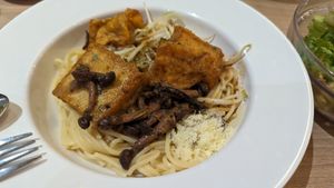 Laksa pasta at Lian Xin - 莲芯膳坊 in Central Singapore