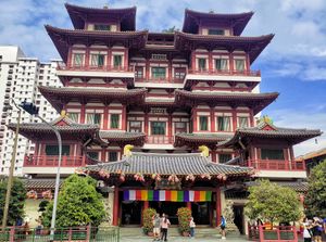 Located inside this Temple at Lian Xin - 莲芯膳坊 in Central Singapore