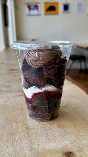 Brownie parfait (Grab n Go item)  at Tandem Bakery & Cafe in Missoula