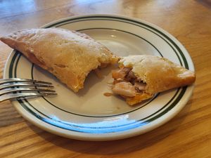 Jackfruit empanada at Tandem Bakery & Cafe in Missoula