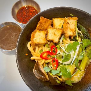 RN6. Udon with Marinated Tofu at BUDDHA TASTE in South East London