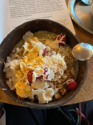 Matcha banana   at Bio Cafe Blütezeit in Vienna