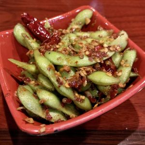 Spicy Edamame  at Kyoto in Georgetown