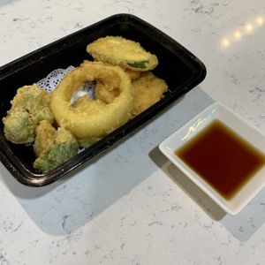 Veggies Tempura (Delivered via Door Dash)  at Kyoto in Georgetown