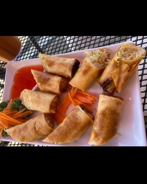 Spring rolls!  at Thai Orchid in Stroudsburg