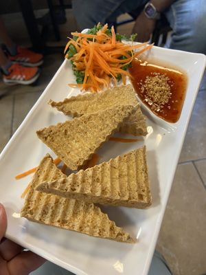 Golden tofu app  at Thai Orchid in Stroudsburg