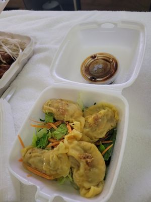 Steamed vegetable dumplings at Thai Orchid in Stroudsburg