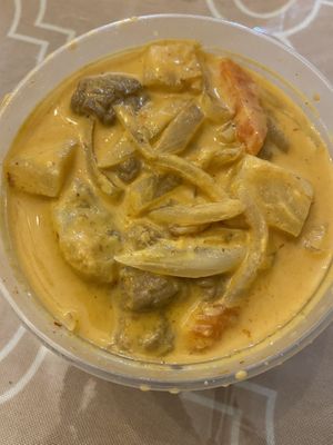 Massaman curry w/seitan at Thai Orchid in Stroudsburg