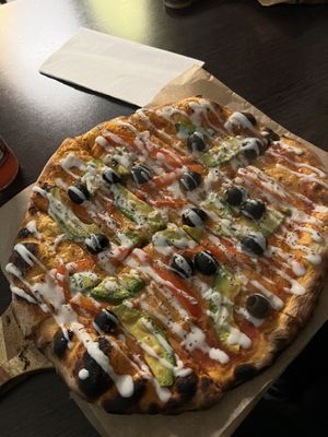 Pizza 🥑  #Veganuary at Pizzeria Schlaflos 2 in Frankfurt