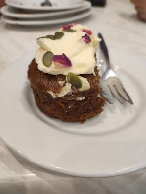 Carrot cake at Strath Corner Bakery in Strathalbyn