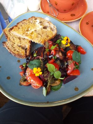 Allotment breakfast at Whisk in Pocklington