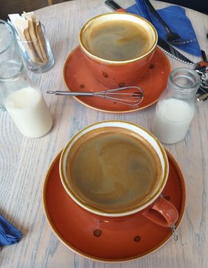 Lovely coffee at Whisk in Pocklington