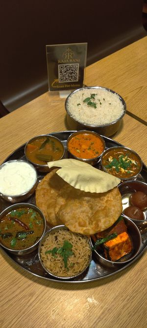 Buffet on the plate #Veganuary at Raja Rani in Quincy
