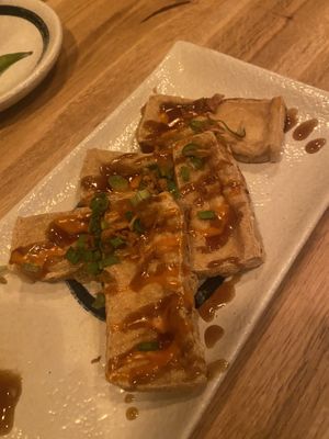 fried tofu  at Takumi in Milan