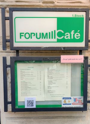 Outside at Forum 3 in Stuttgart