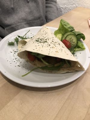 vegan wrap  at Forum 3 in Stuttgart
