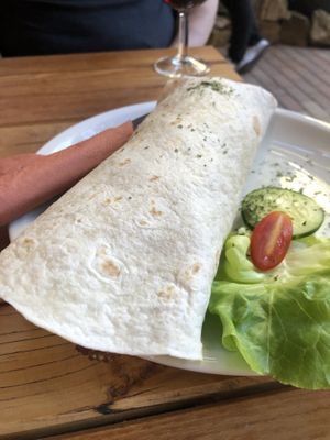 Hummus Falafel Wrap  at Forum 3 in Stuttgart