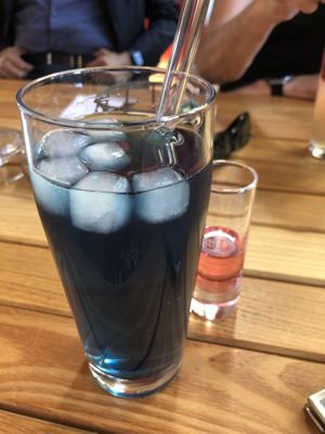 “purple rain” drink. Sounded more fancy than it tasted   at Forum 3 in Stuttgart