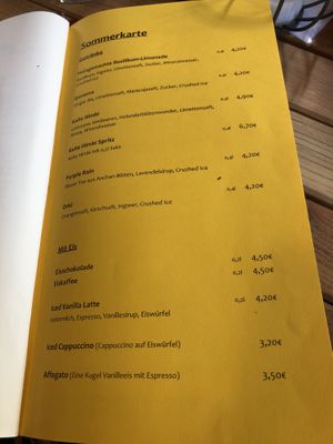 special summer menu with new vegan options   at Forum 3 in Stuttgart