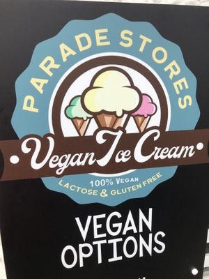 vegan & gluten free  at Parade Stores in Perranporth