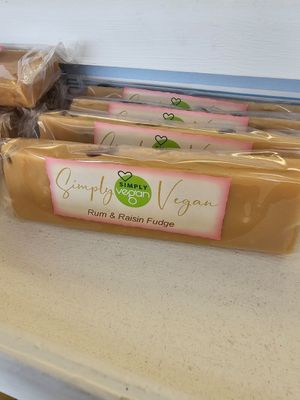 Vegan fudge 😋. at Parade Stores in Perranporth