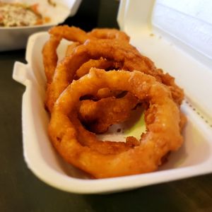Onion Rings at Oops All Vegan in Jackson