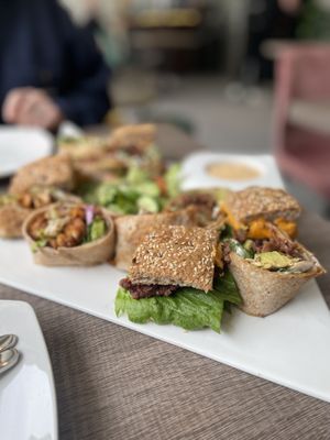 Delicious Shared platter  at Elysian Plant Based Kitchen Bar in Limassol