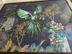 Amazing wall art!  at Elysian Plant Based Kitchen Bar in Limassol