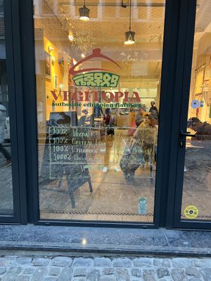 Front  at Vegitopia in Brussels