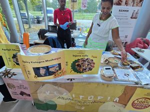 At Vegan Afairs, Bruges at Vegitopia in Brussels