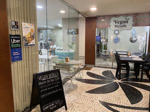Inside the mall  at Vegan Details in Braga