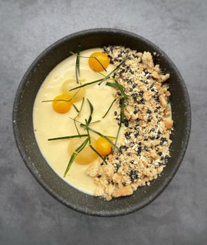 Mango Posset  at Dojo Asian Fusion in Berkhamsted