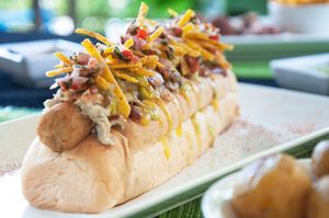 CHORIPAN el pastor  at VEGANO El Buen Alimento in Cali