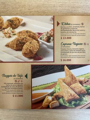 Menu page 3 of 19, February 2020 at VEGANO El Buen Alimento in Cali